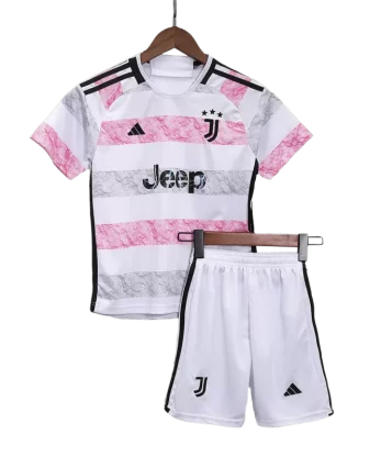 Juventus Away Jersey Kit 2023/24 Kids(Jersey+Shorts)