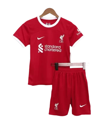 Liverpool Home Jersey Kit 2023/24 Kids(Jersey+Shorts)