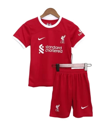 Liverpool Home Jersey Kit 2023/24 Kids(Jersey+Shorts+Socks)