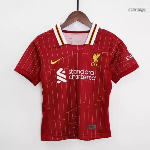 Liverpool Home Jersey Kit 2024/25 Kids(Jersey+Shorts)