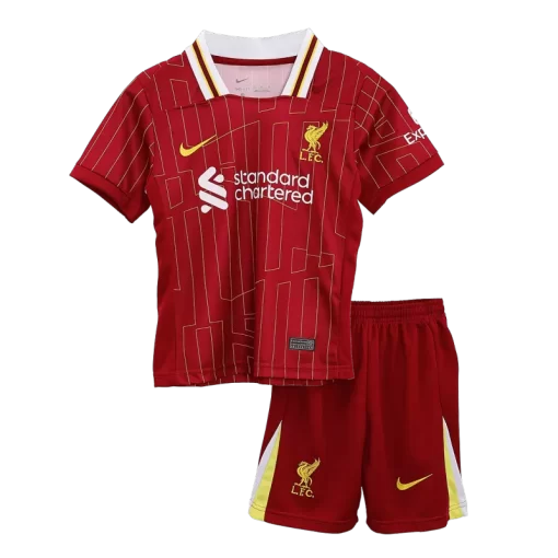 Liverpool Home Jersey Kit 2024/25 Kids(Jersey+Shorts)