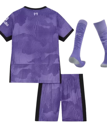 Liverpool Third Away Jersey Kit 2023/24 Kids(Jersey+Shorts+Socks)