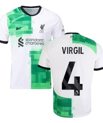 Liverpool VIRGIL #4 Away Jersey Authentic 2023/24