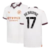 Manchester City DE BRUYNE #17 Away Jersey 2023/24