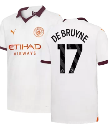 Manchester City DE BRUYNE #17 Away Jersey 2023/24