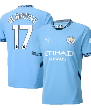 Manchester City DE BRUYNE #17 Home Jersey 2024/25