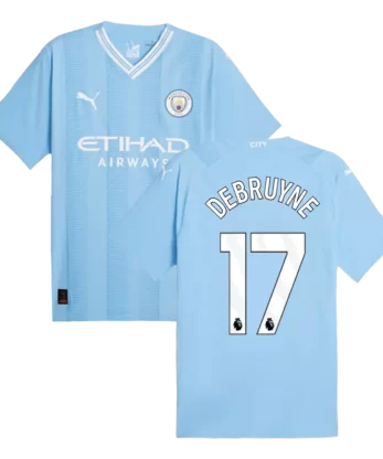 Manchester City DE BRUYNE #17 Home Jersey Authentic 2023/24