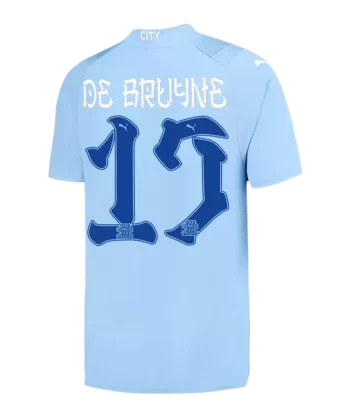 Manchester City DE BRUYNE #17 Japanese Tour Printing Home Jersey 2023/24
