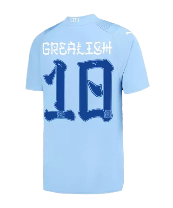 Manchester City GREALISH #10 Japanese Tour Printing Home Jersey 2023/24