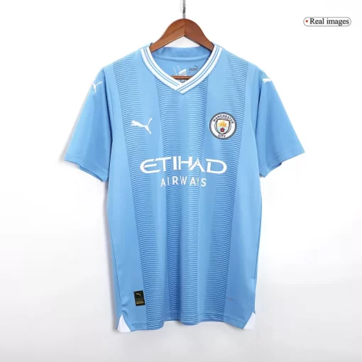 Manchester City HAALAND #9 Home Jersey 2023/24 - UCL Edition