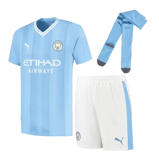 Manchester City Home Jersey Kit 2023/24