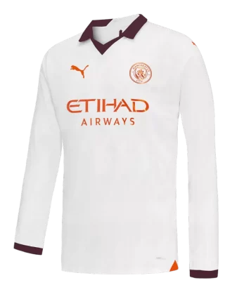 Manchester City Long Sleeve Away Jersey 2023/24
