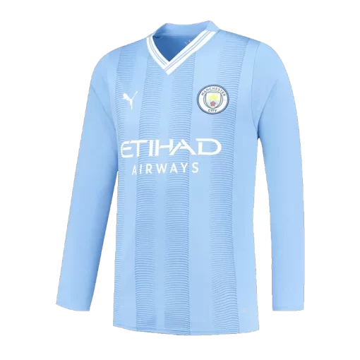 Manchester City Long Sleeve Home Jersey 2023/24