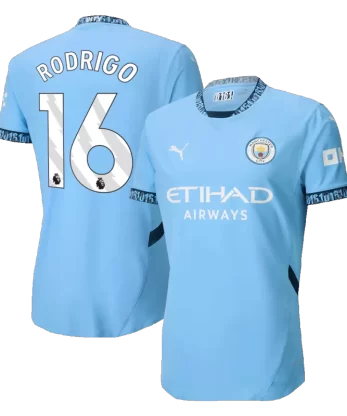 Manchester City RODRIGO #16 Home Jersey Authentic 2024/25