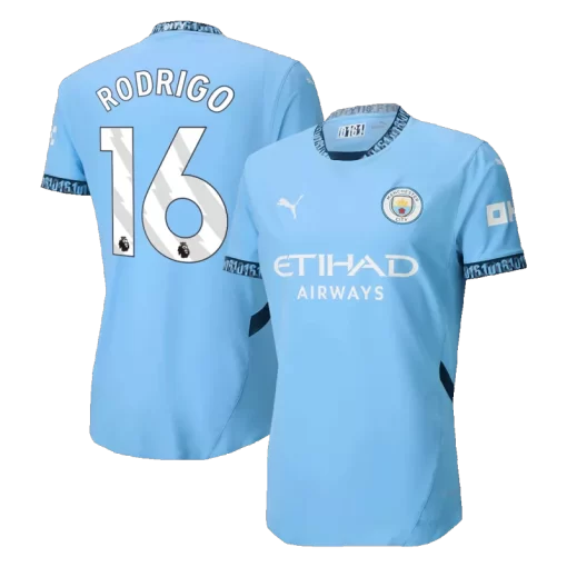 Manchester City RODRIGO #16 Home Jersey Authentic 2024/25