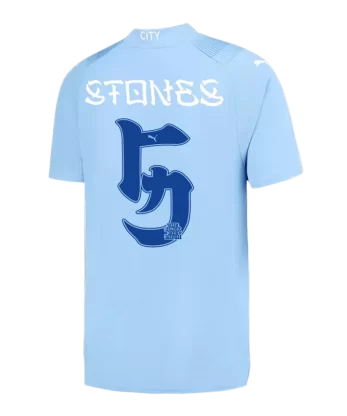 Manchester City STONES #5 Japanese Tour Printing Home Jersey 2023/24