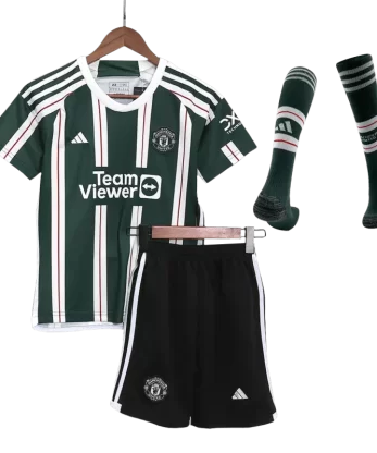 Manchester United Away Jersey Kit 2023/24 Kids(Jersey+Shorts+Socks)