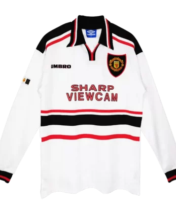 Manchester United Away Jersey Retro 1998/99 - Long Sleeve