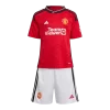 Manchester United Home Jersey Kit 2023/24 Kids(Jersey+Shorts)