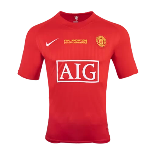 Manchester United Home Jersey Retro 2007/08