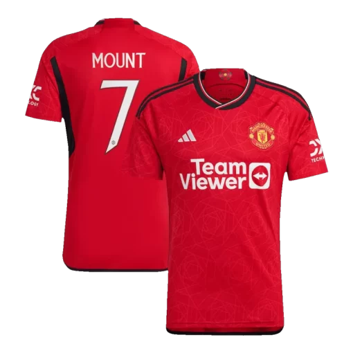 Manchester United MOUNT #7 Home Jersey 2023/24 - UCL Edition