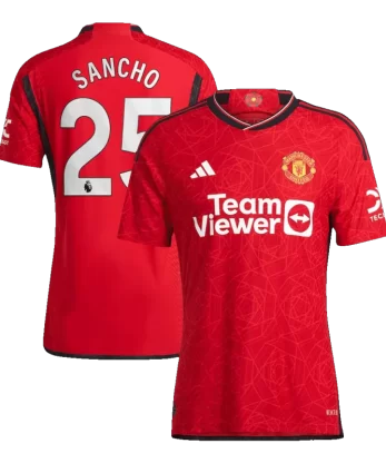 Manchester United SANCHO #25 Home Jersey Authentic 2023/24