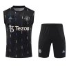 Manchester United Sleeveless Training Jersey Kit 2022/23 Black