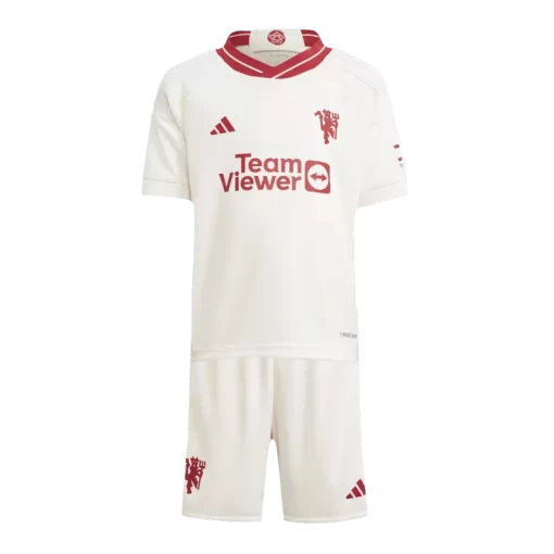 Manchester United Third Away Jersey Kit 2023/24 Kids(Jersey+Shorts)