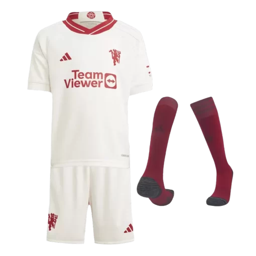 Manchester United Third Away Jersey Kit 2023/24 Kids(Jersey+Shorts+Socks)