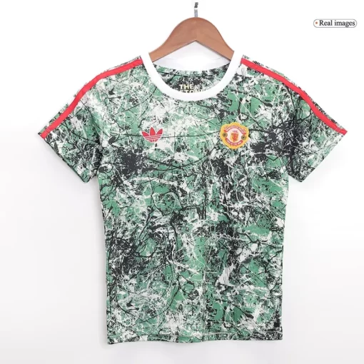 Manchester United x Stone Roses Jersey Kit 2023/24 Kids(Jersey+Shorts)