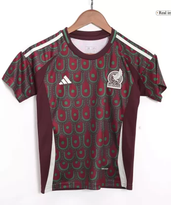 Mexico Home Jersey Kit Copa America 2024 Kids(Jersey+Shorts)