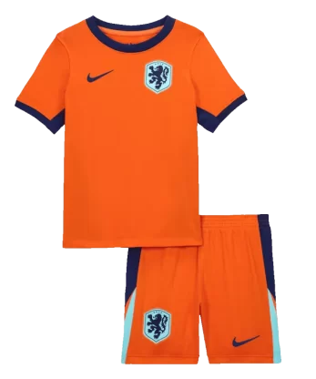 Netherlands Home Jersey Kit EURO 2024 Kids(Jersey+Shorts)