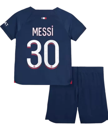 PSG MESSI #30 Home Jersey Kit 2023/24 Kids(Jersey+Shorts)
