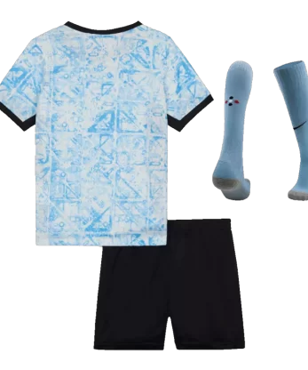 Portugal Away Jersey Kit EURO 2024 Kids(Jersey+Shorts+Socks)