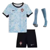 Portugal Away Jersey Kit EURO 2024 Kids(Jersey+Shorts+Socks)