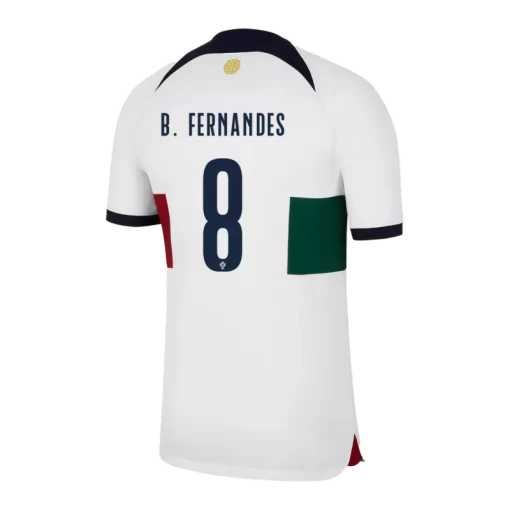 Portugal B.FERNANDES #8 Away Jersey 2022