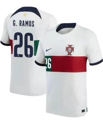 Portugal G.RAMOS #26 Away Jersey 2022