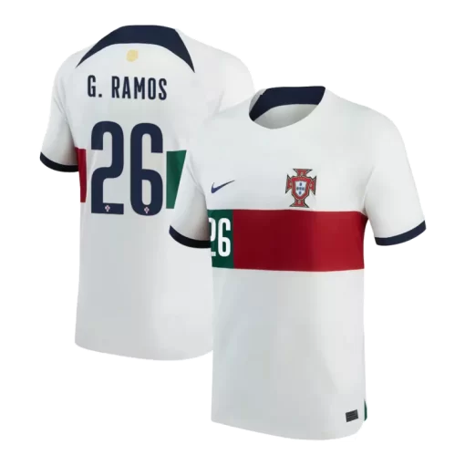Portugal G.RAMOS #26 Away Jersey 2022