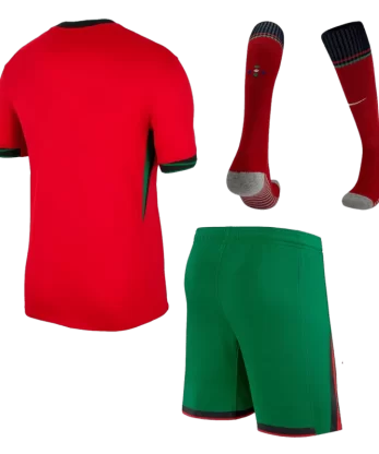Portugal Home Jersey Kit EURO 2024 (Jersey+Shorts+Socks)