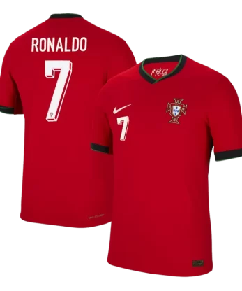 Portugal RONALDO #7 Home Jersey Authentic EURO 2024