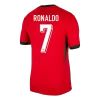 Portugal RONALDO #7 Home Jersey Kit EURO 2024 (Jersey+Shorts)