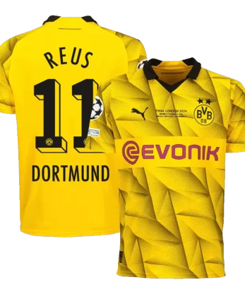 REUS #11 Borussia Dortmund Third Away Soccer Jersey 2023/24 - UCL FINAL