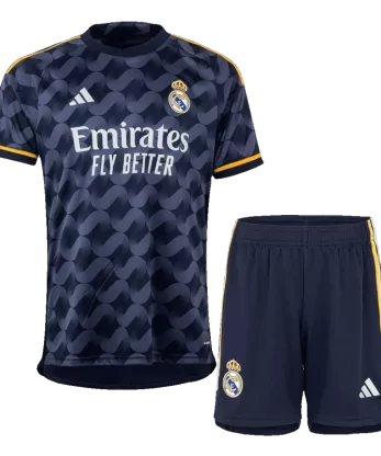 Real Madrid Away Jersey Kit 2023/24 (Jersey+Shorts)