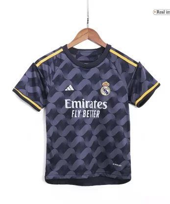 Real Madrid Away Jersey Kit 2023/24 Kids(Jersey+Shorts)