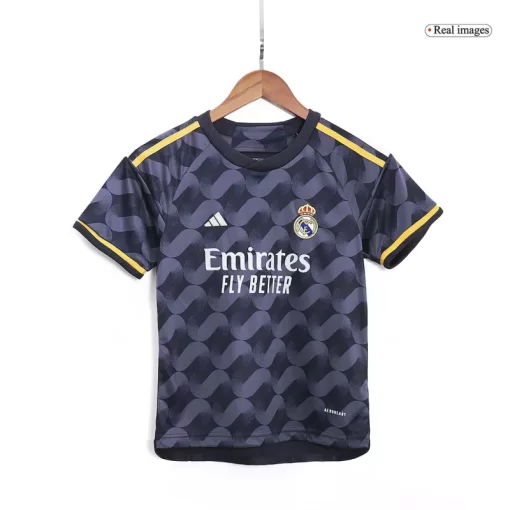 Real Madrid Away Jersey Kit 2023/24 Kids(Jersey+Shorts)