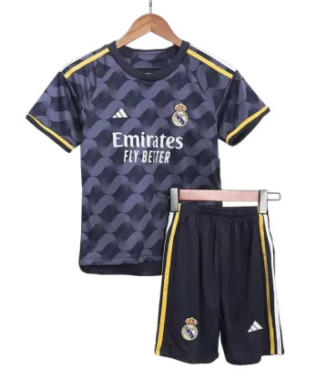 Real Madrid Away Jersey Kit 2023/24 Kids(Jersey+Shorts)