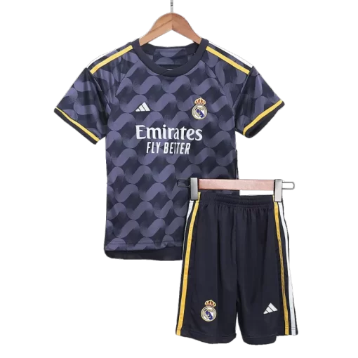 Real Madrid Away Jersey Kit 2023/24 Kids(Jersey+Shorts)