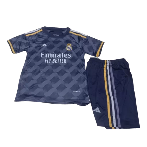 Real Madrid Away Jersey Kit 2023/24 Kids(Jersey+Shorts+Socks)