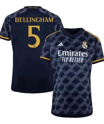 Real Madrid BELLINGHAM #5 Away Jersey 2023/24