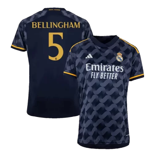 Real Madrid BELLINGHAM #5 Away Jersey 2023/24